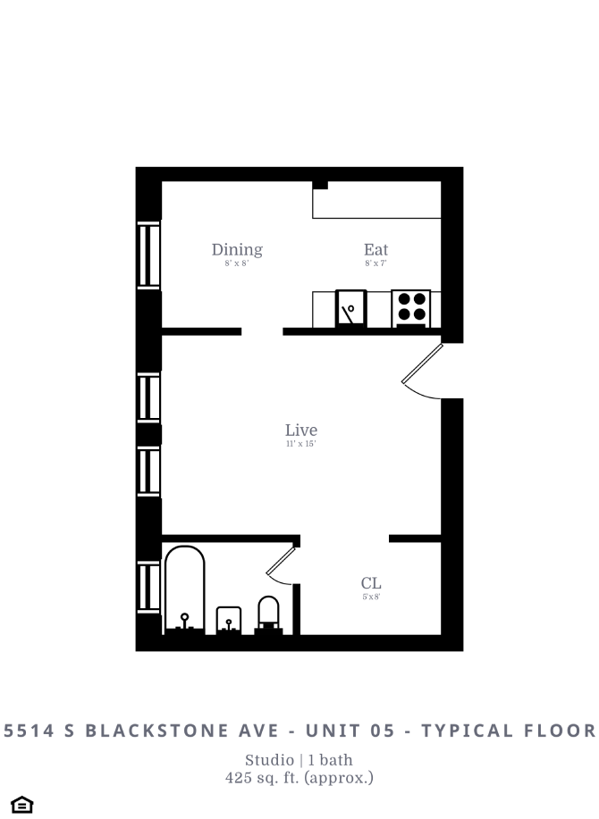 5514 S Blackstone Ave Studio-2 Beds Apartment for Rent - Photo Gallery 14
